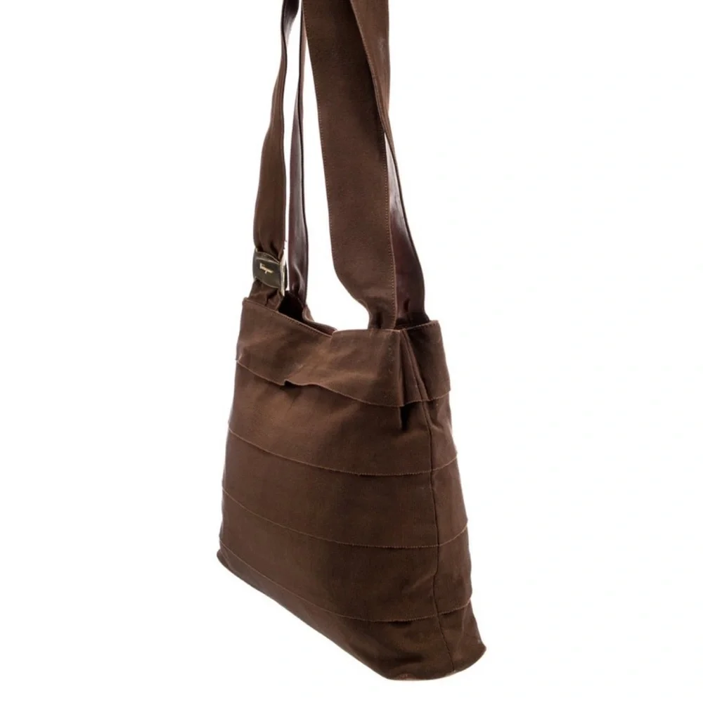 Ferragamo Brown Shoulder Bag - Picture 6 of 13